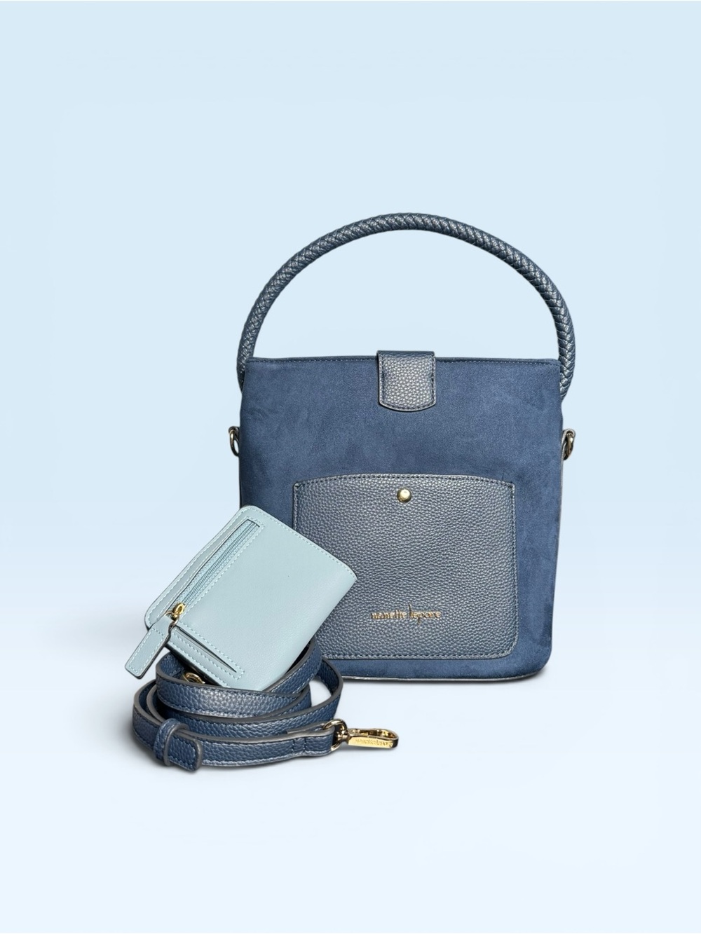 Nanette Lepore Mixed Media Shoulder / Crossbody